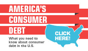 Goes to page displaying info graphic on the different types of consumer debt