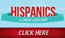 Goes to page displaying info graphic for perspectives on credit card debt in the Hispanic community