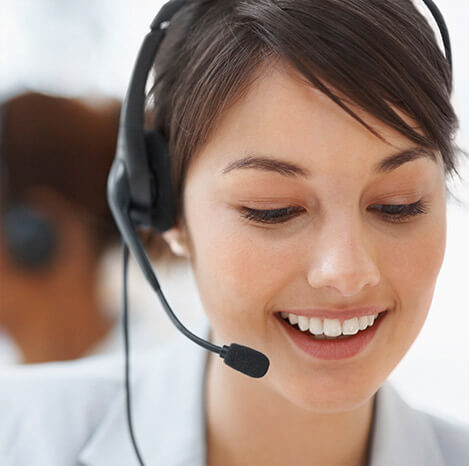 Stock Image of a Customer Service Representative